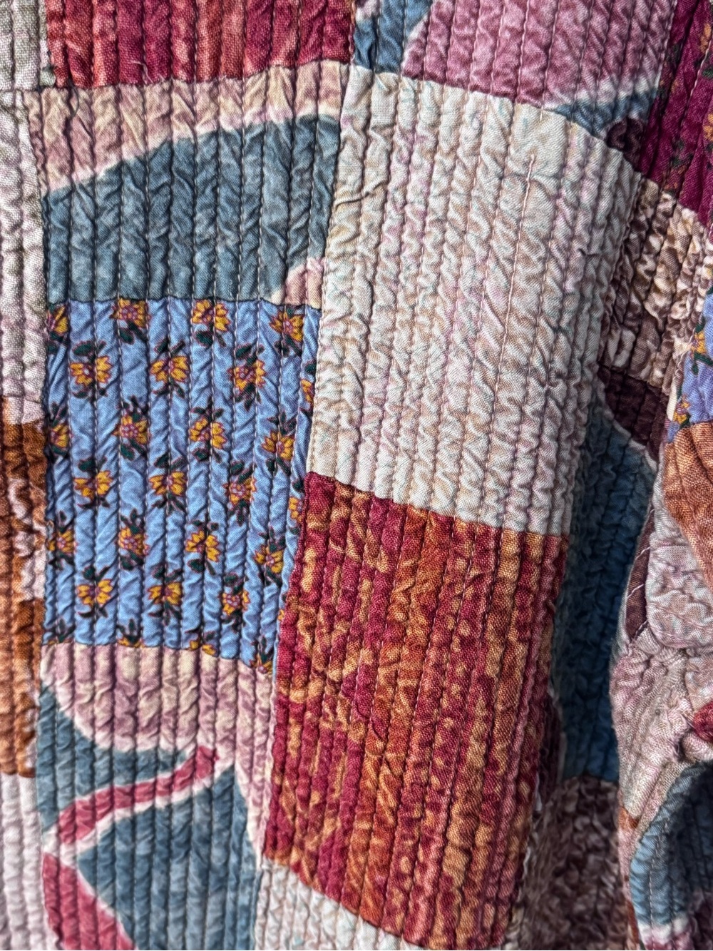 Reversible Quilted Patchwork Jacket - Picture 6 of 9